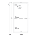 SUNPRO POWER, SPxxx-144M-455W, Standard Monofacial Monocrystalline Mono-Crystalline PERC 455Wp Solar Panel