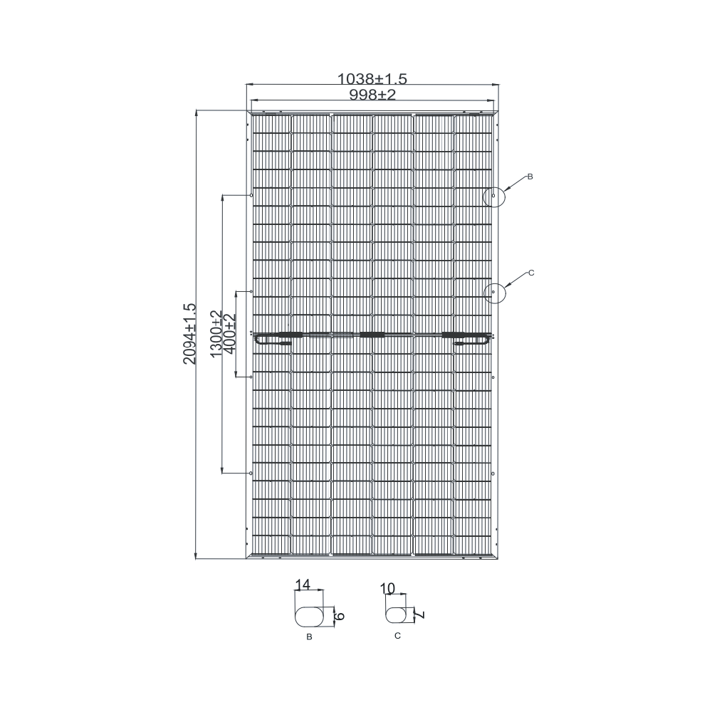 SUNPRO POWER, SP-144DSXXX-465W, Standard Bifacial Monocrystalline Mono-Crystalline 465Wp Solar Panel