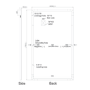 SUNPRO POWER, SPxxx-120M-390W, Standard Monofacial Monocrystalline Mono-Crystalline PERC 390Wp Solar Panel