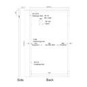 SUNPRO POWER, SPxxx-120M-385W, Standard Monofacial Monocrystalline Mono-Crystalline PERC 385Wp Solar Panel