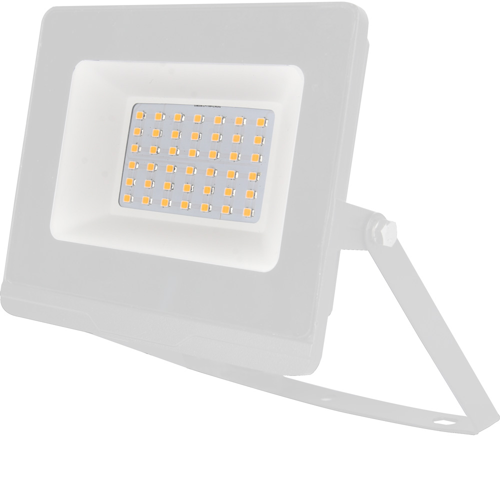 ELMARK 98OMEGA30WHWE, Proiector LED OMEGA30 30W 4000K IP65 alb + kit de urgență