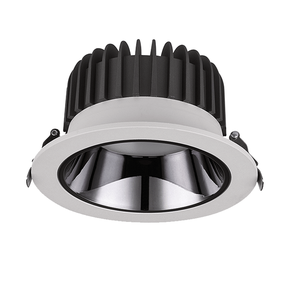 ELMARK 92TS3040/WHE, LED DOWNLIGH TS3040 30W, 240V, 4000K, 60ᴼ, IP44, White+ EMERGANCY KIT