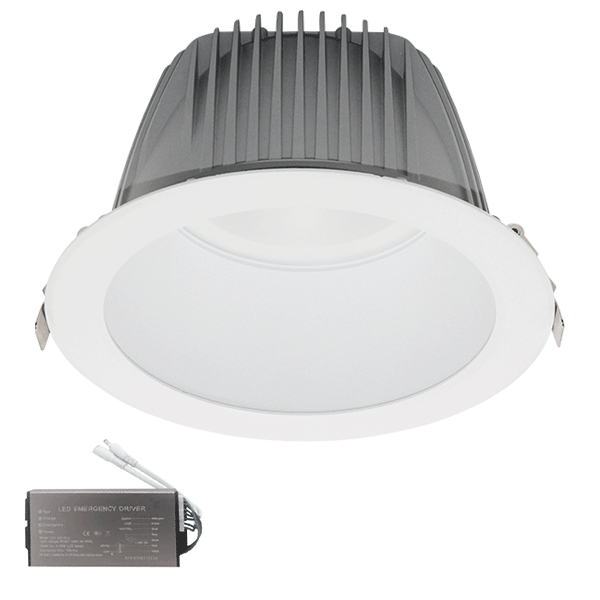 ELMARK 92EL62283065/WHE, Downlight LED încastrat EL-6228 30W 6500K + kit de urgență