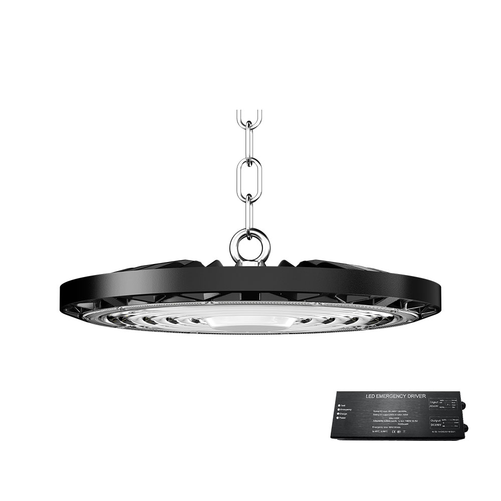 ELMARK 98DUBLIN100SMDE, Corp industrial LED high bay DUBLIN 100W 5500K IP65 + kit de urgență