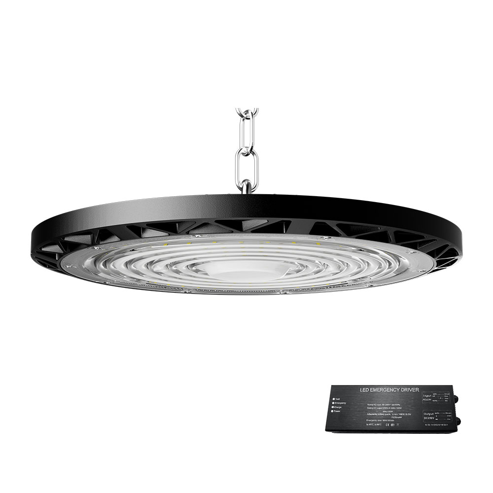 ELMARK 98DUBLIN150SMDE, Corp industrial LED high bay DUBLIN 150W 5500K IP65 + kit de urgență