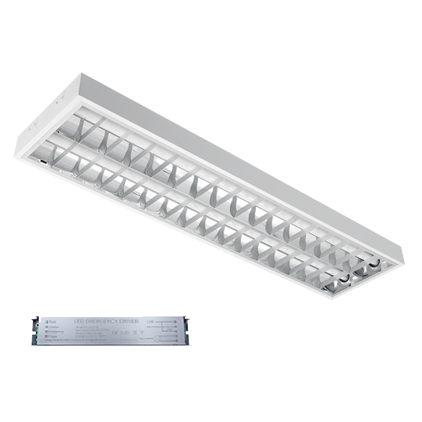 ELMARK 9LBM2120LEDCWE, LENA-V with LED (1200MM) 2X18W 6400K RECESSED MOUNTING 1195X295mm with BLOCK