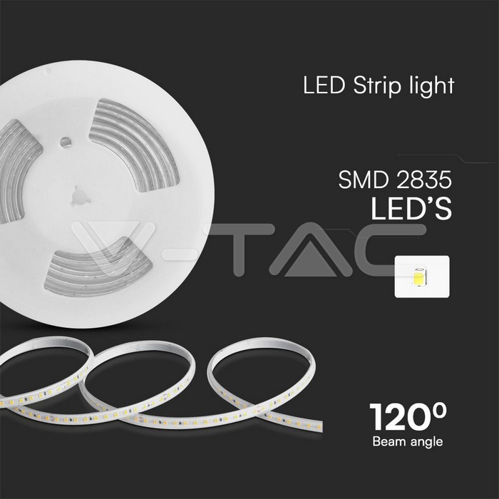 V-TAC 23726, LED Strip Set LED10W 2835 121 Green 10m/SET 220V