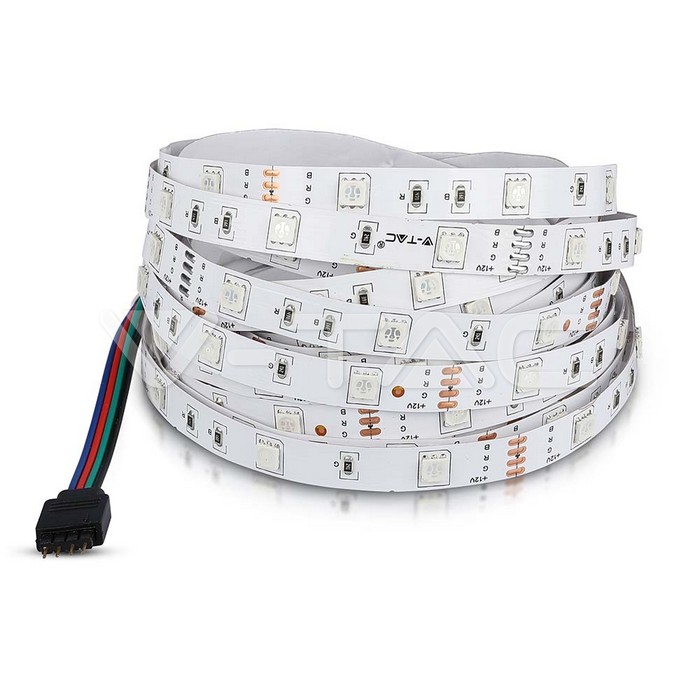 V-TAC 212124, LED Strip SMD5050 30 LEDs RGB IP20