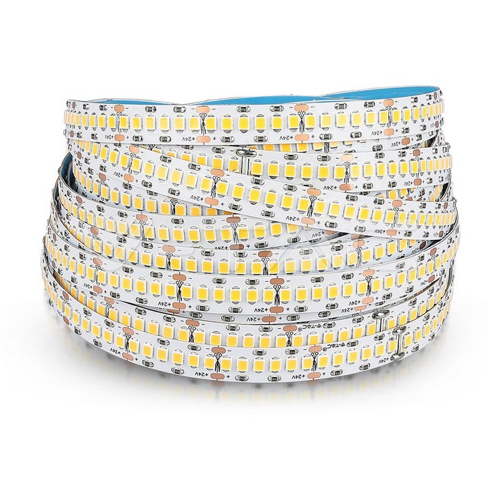 V-TAC 333, Bandă LED cu cip SAMSUNG 2835, 240 LED-uri, 24V, IP20, 6000K, CRI95+