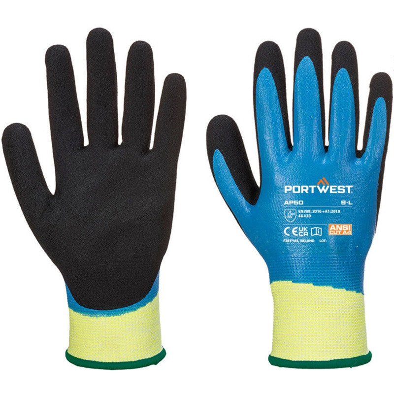 Blue Gloves, Aqua Cut Pro