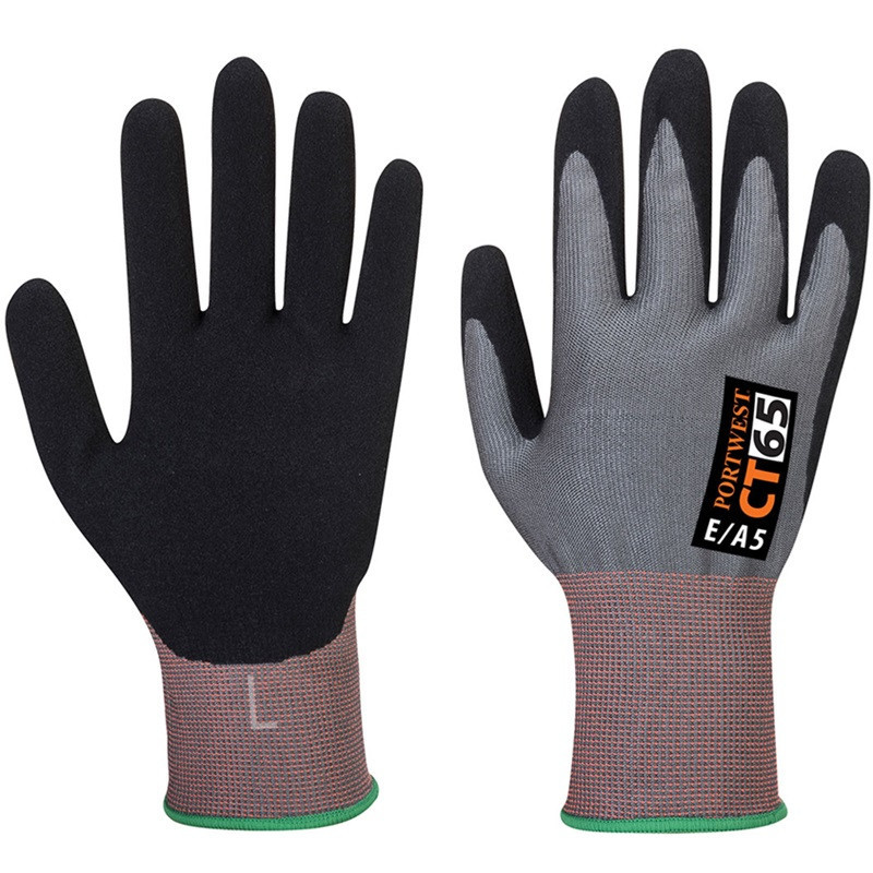Grey Gloves, Prx Cut Vhr Nitrile Foam