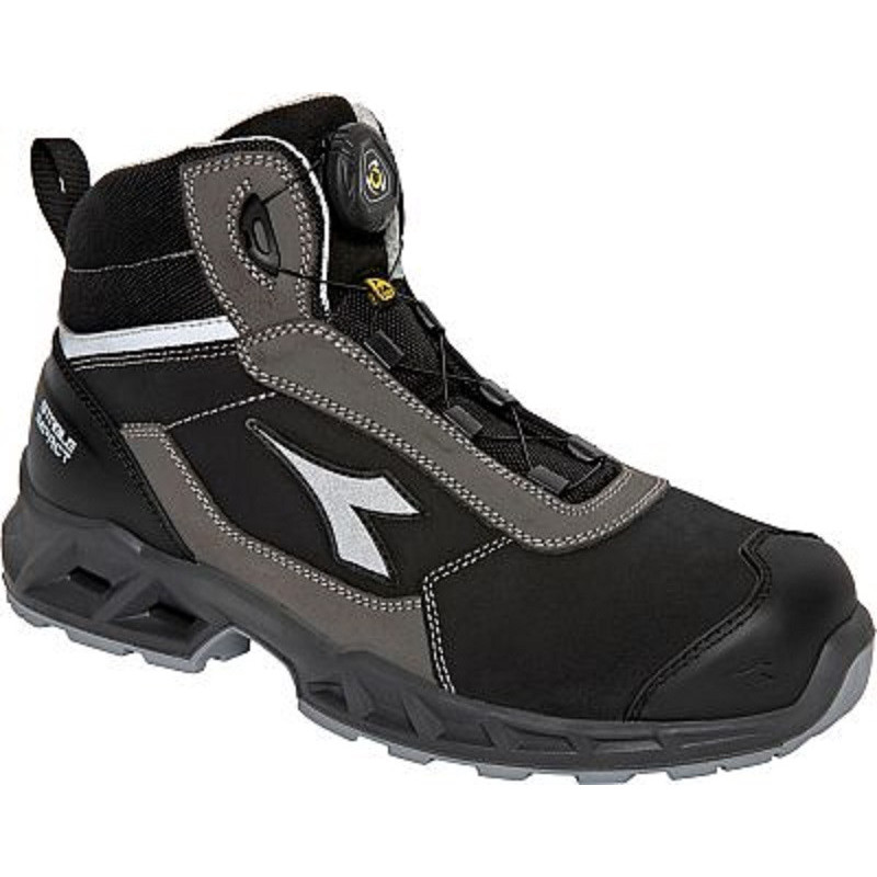Bocanc Negru De Protectie DIADORA SHARK QUICK MID S3S