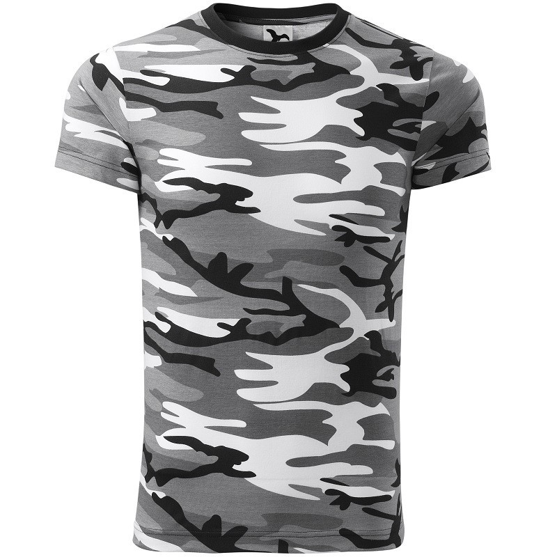Tricou De Lucru, Cu Maneca Scurta, Unisex, CAMOUFLAGE