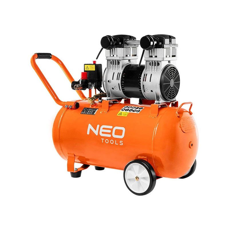 50L Horizontal Oil-Free Air Compressor, NEO TOOLS