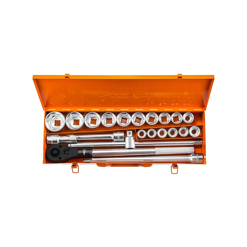3/4" Socket Set, 21 Pieces, NEO TOOLS