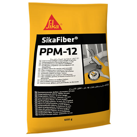 SikaFiber-PPM-12, Polypropylene Fibers for Mortar and Concrete