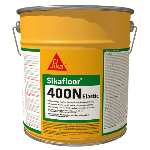 Sikafloor-400 N Elastic, Rezina poliuretanica monocomponenta pentru exterior, 18Kg