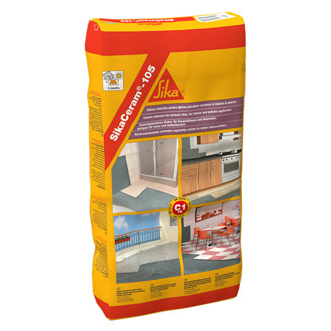 Sika Ceram-105, Adeziv de inalta performanta pentru interior-exterior