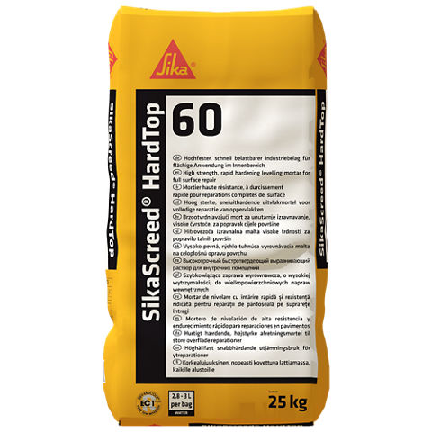 SikaScreed HardTop-60, Indoor Quick Screed