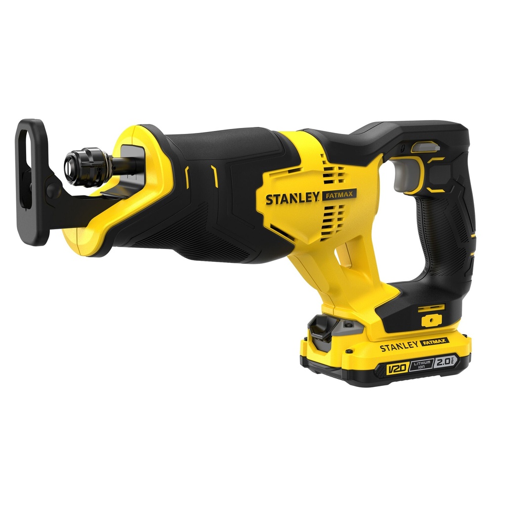 STANLEY Reciprocating Saw 1 x 2.0Ah Kitbox, 18V, V20, SFMCS300D1K-GB