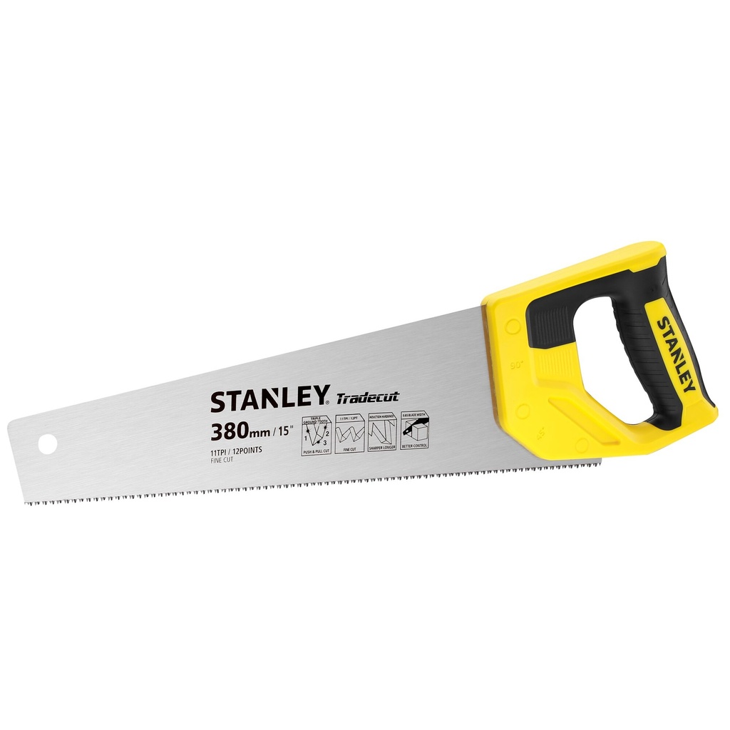 STANLEY® TradeCut™ Fierastrau manual, 380 mm (15 in.), 11 TPI, STHT20349-1