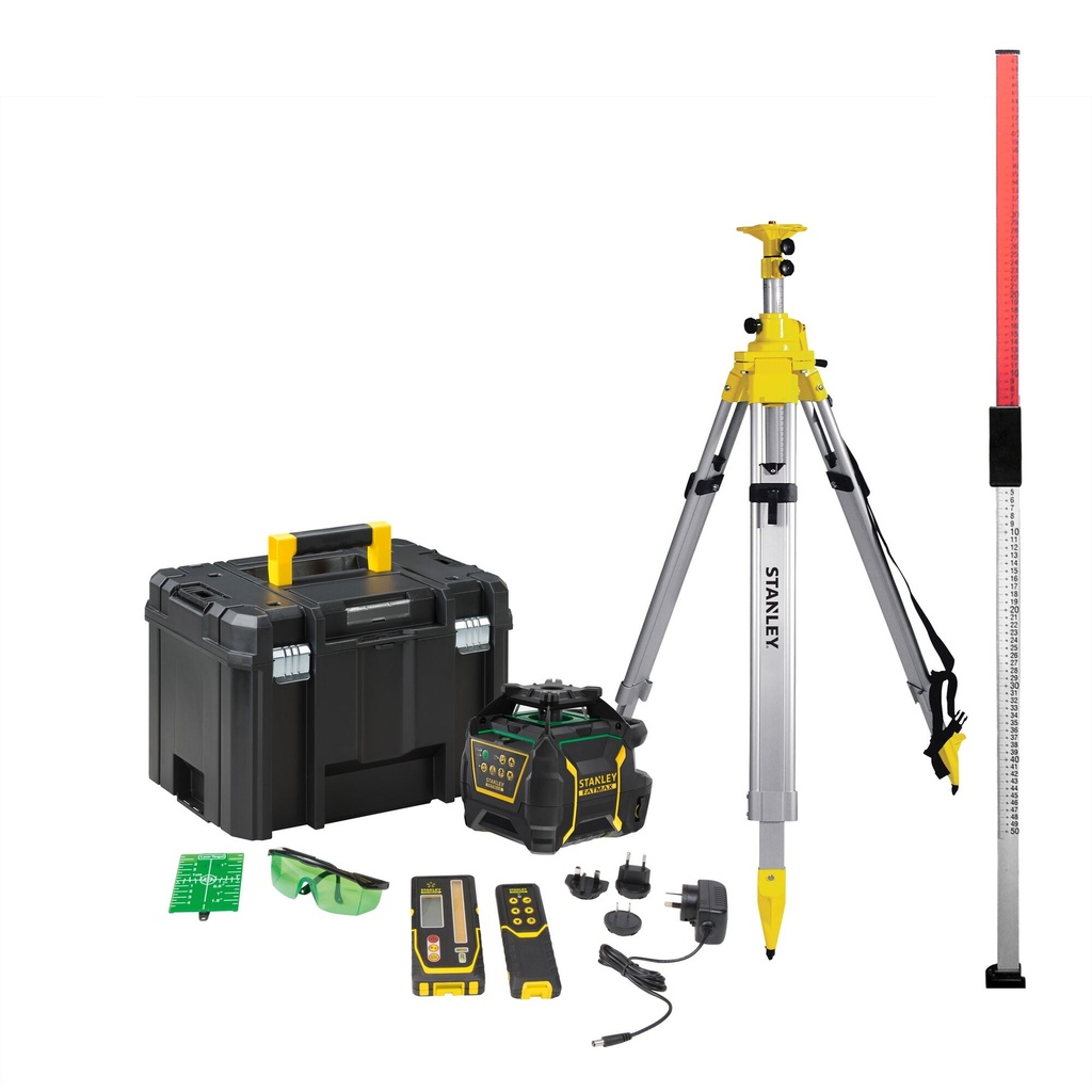 STANLEY® FATMAX® Rotary Laser Level, Green Beam, FMHT77448-1