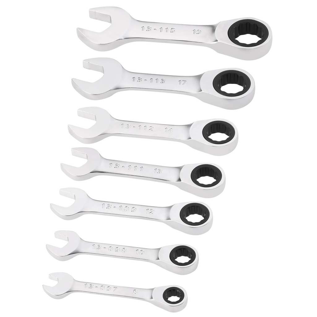 STANLEY® FATMAX® Stubby Reversible Ratcheting Wrench Set (7 pc.), FMMT82900-0