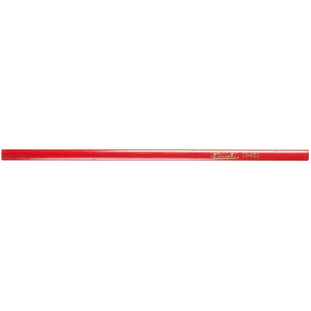 STANLEY® Red Carpenter's Pencil, 176mm, 1-03-850
