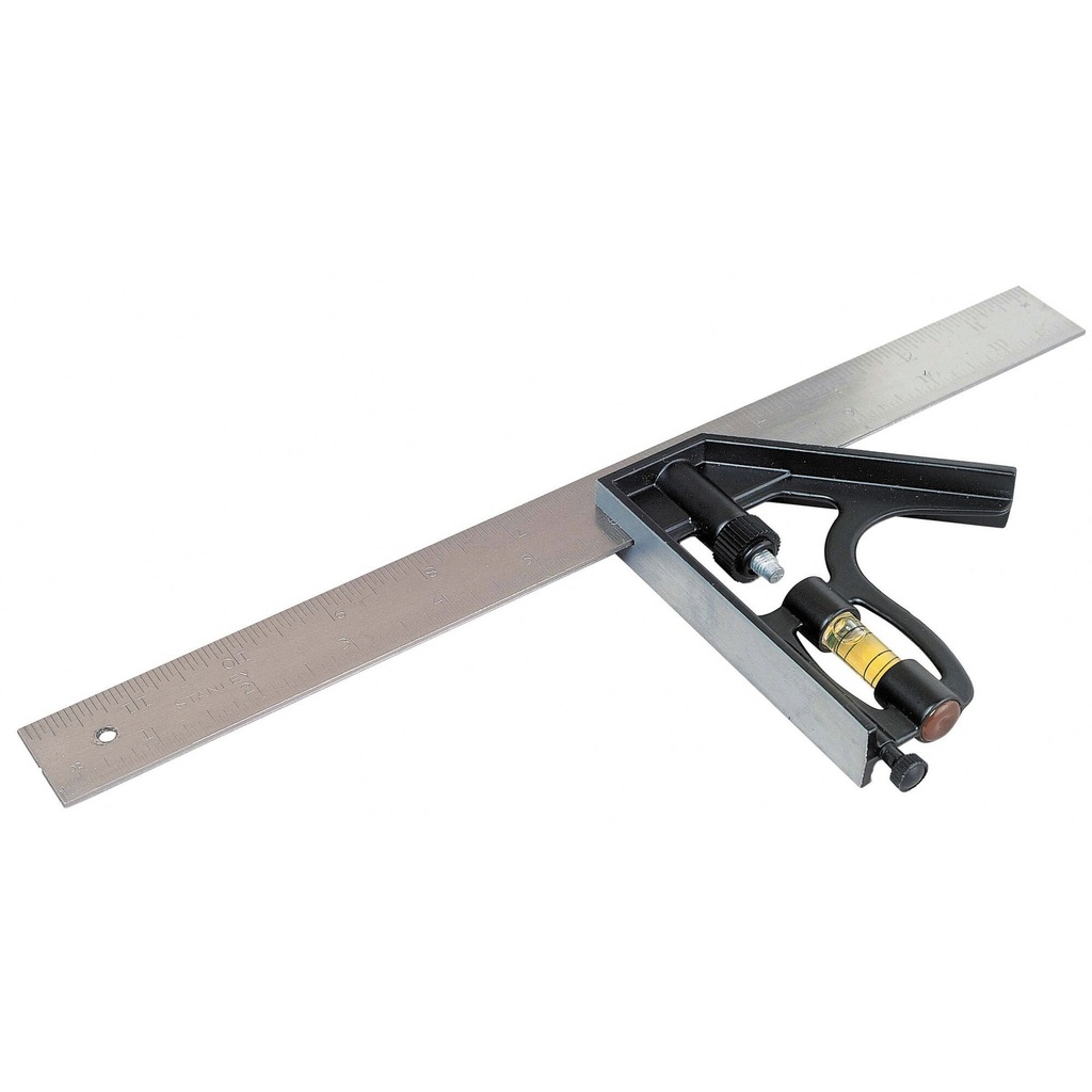 STANLEY® Patrat combinat, 300 mm, fiola usoara / 360°, 2-46-222