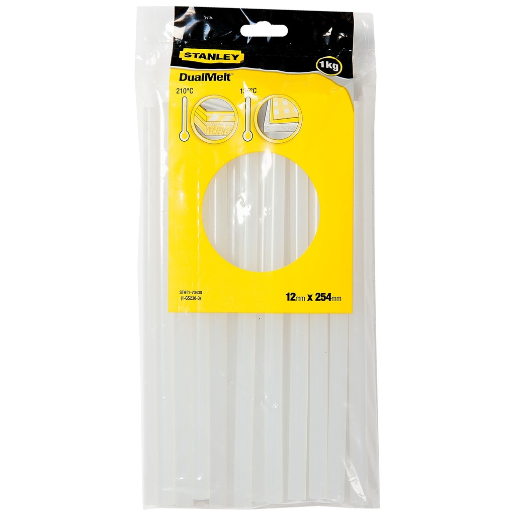 STANLEY® All Purpose Transparent Glue Stick (1kg Bag), 12mm, STHT1-70430