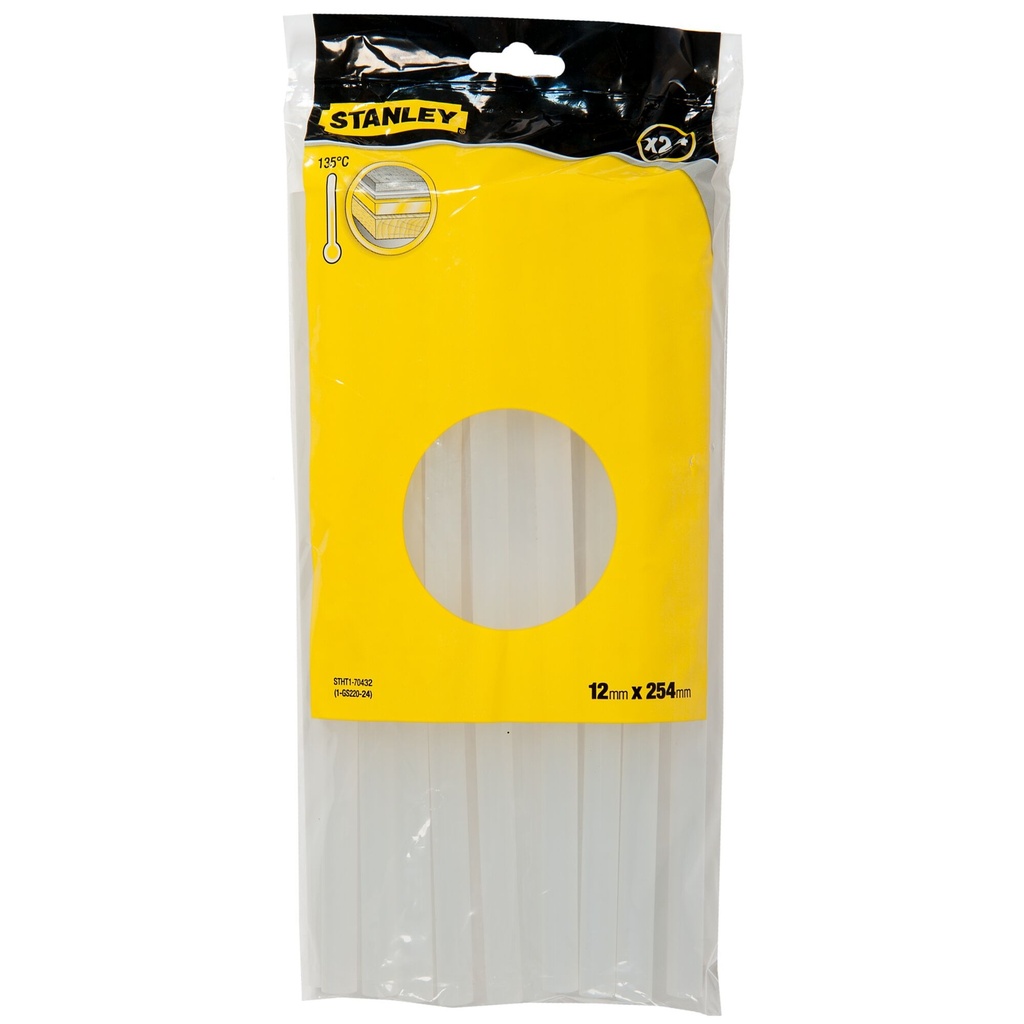 STANLEY® Transparent Glue Sticks (24 pk.), 12mm, STHT1-70432