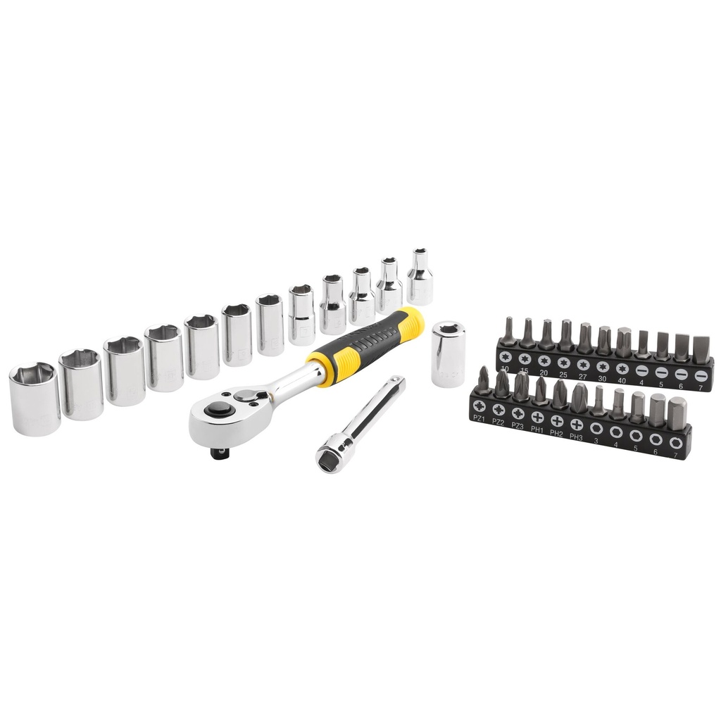 STANLEY® Set chei tubulare compacte (37 buc.), 1/4 inch, STMT82672-0