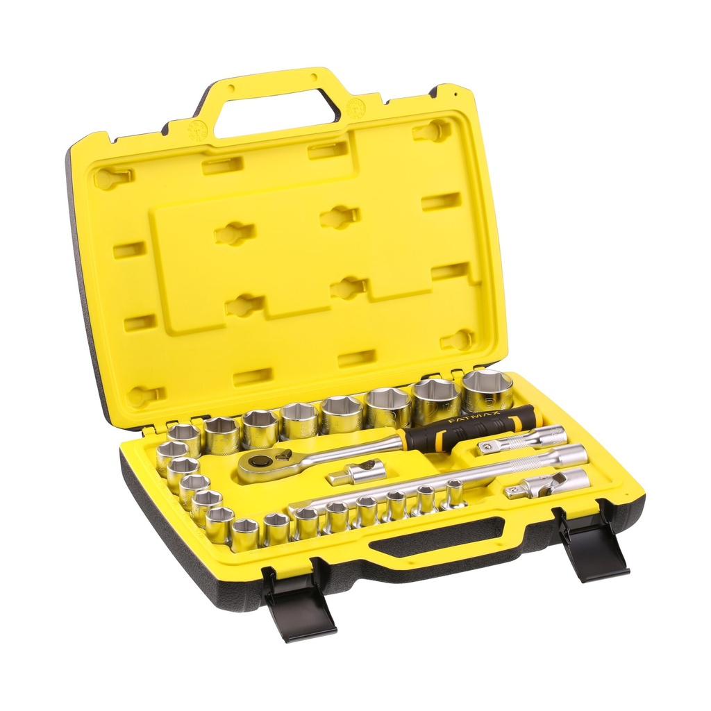 STANLEY® FATMAX® 120T Ratchet and Socket Set With Accessories (26 pc.), 1/2 in, FMMT82685-1