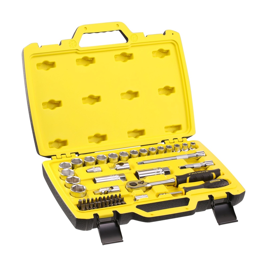 STANLEY® FATMAX® 120T Ratchet and Socket Set With Accessories (49 pc.), 3/8 in, FMMT82684-1