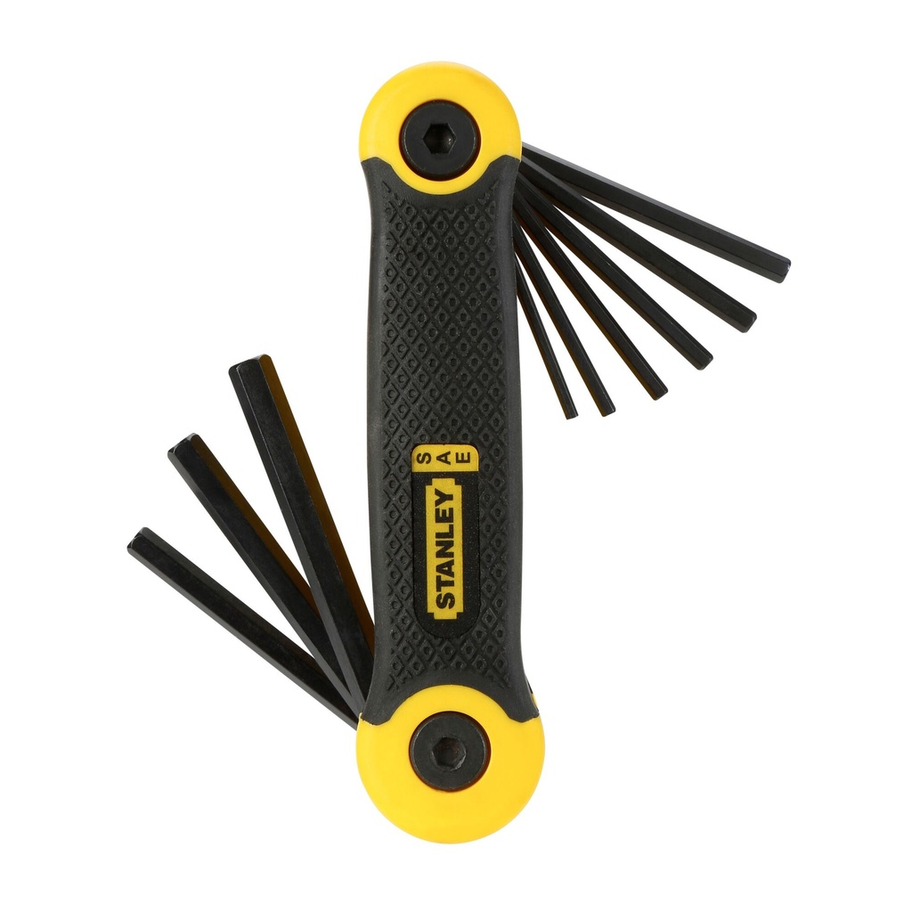 STANLEY® Set chei hexagonale metrice si set pliabil SAE (17 bucati), 2-69-267