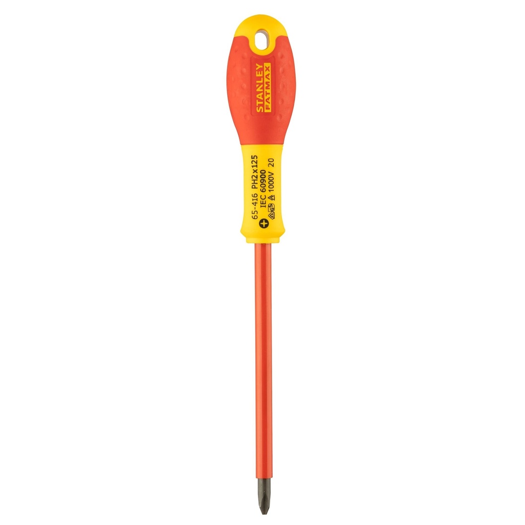 STANLEY® FATMAX® PH2 Insulated Phillips Screwdriver, 125mm, 0-65-416