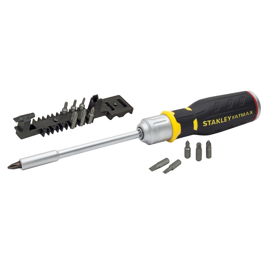 STANLEY® FATMAX® Regular Ratchet Screwdriver With 12 Bits, FMHT0-62690