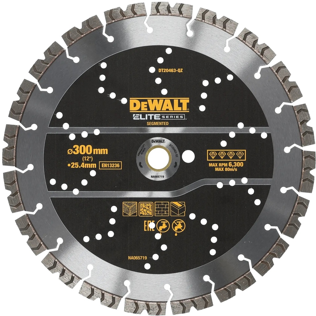 DEWALT Elite Diamond Wheel: Segmented Elite All Purpose, 300mm, DT20463