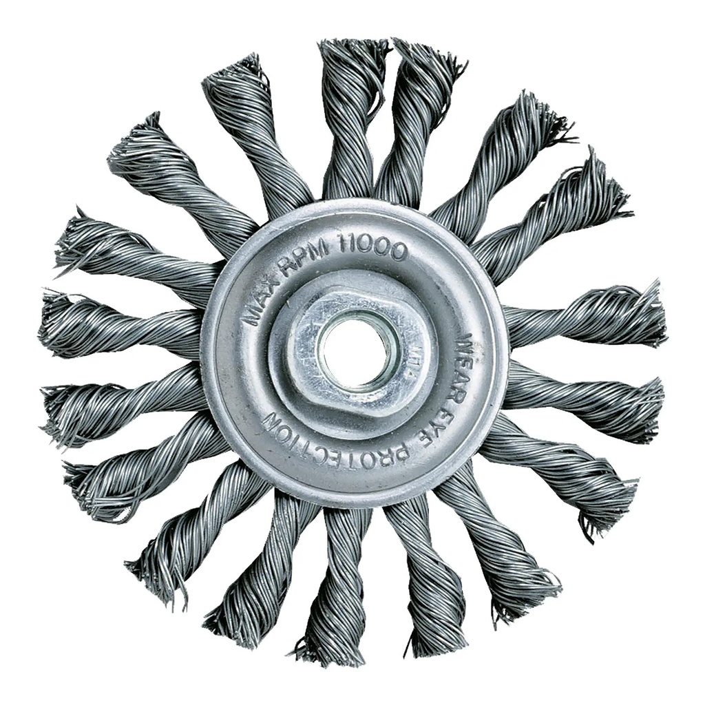 DEWALT Wire Wheel Brush Twist Knot, 115 x 22 x 22.23mm, DT3502-QZ
