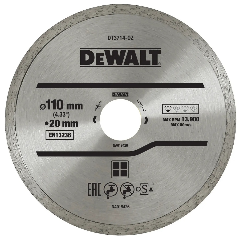 DEWALT Diamond Cutting Disc, 8 mm, DT3714-QZ
