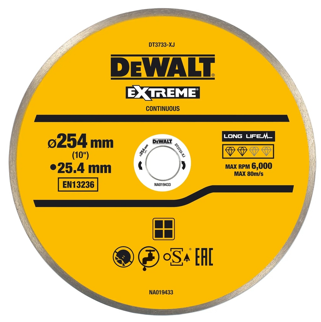 DEWALT Diamond Cutting Disc, 8 mm, Japan, DT3733-XJ