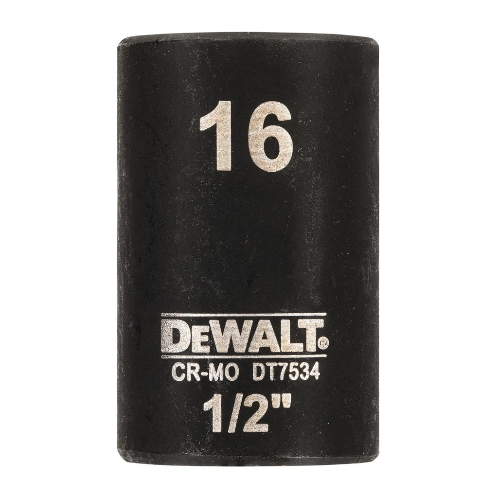 DEWALT Cheie tubulara de impact superficiala 1/2", 16 mm, DT7534-QZ
