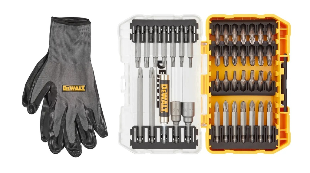 DEWALT Set surubelnite 40 buc + manusi, DT70700-QZ