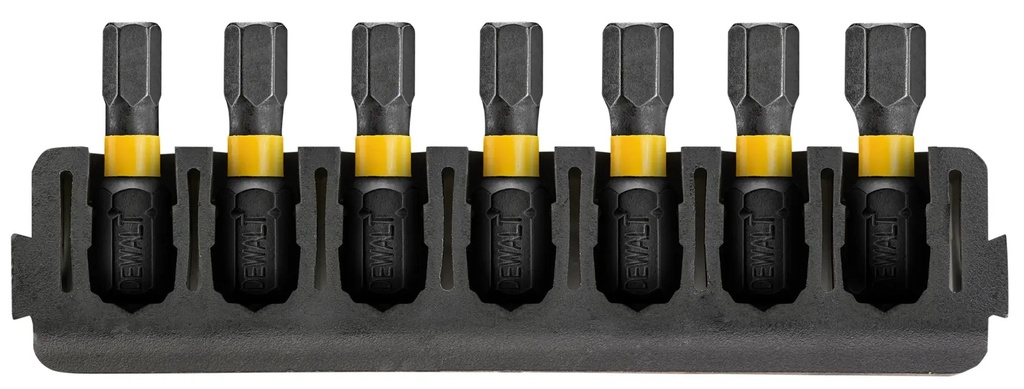 DEWALT HEX MIX BAR FLEXTORQ, 7PC, 25MM, DT70806-QZ