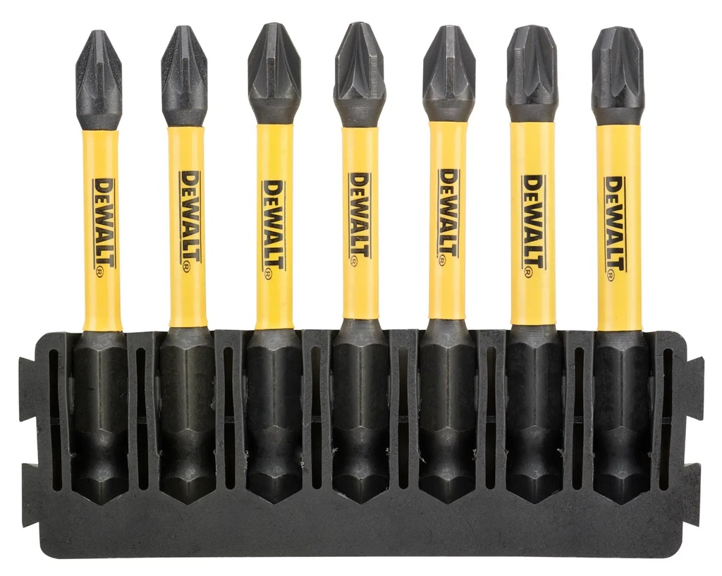 DEWALT BARA MIX POZI FLEXTORQ, 7 BUCATI, 57 MM, DT70822-QZ