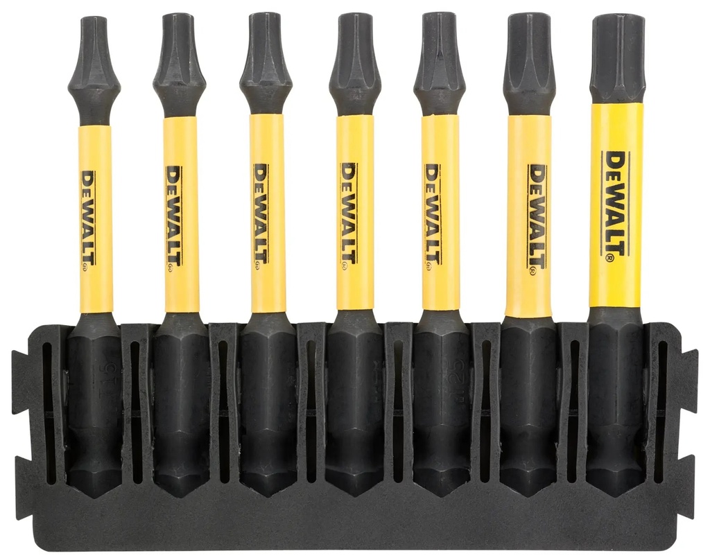 DEWALT TORX MIX BAR FLEXTORQ, 7PC, 57MM, DT70825-QZ