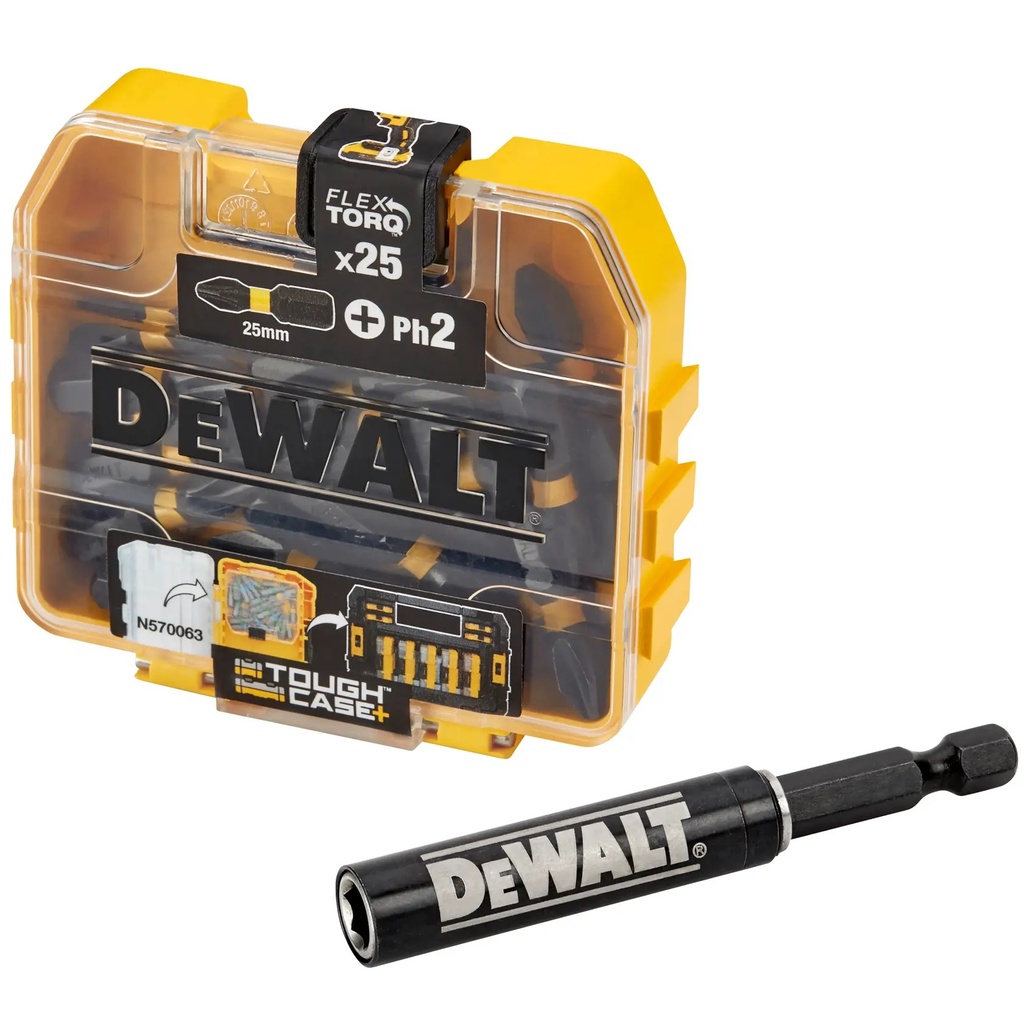 DEWALT Set de 26 de bucati pentru depozitare in vrac de inalta performanta, Ph2, 25 mm, DT71910-QZ