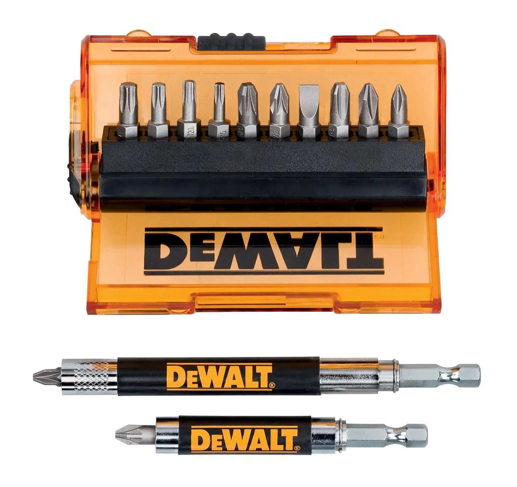 DEWALT High Performance Slim Pocket Case Pocket Set, 10 Piece, 25mm, DT71502-QZ