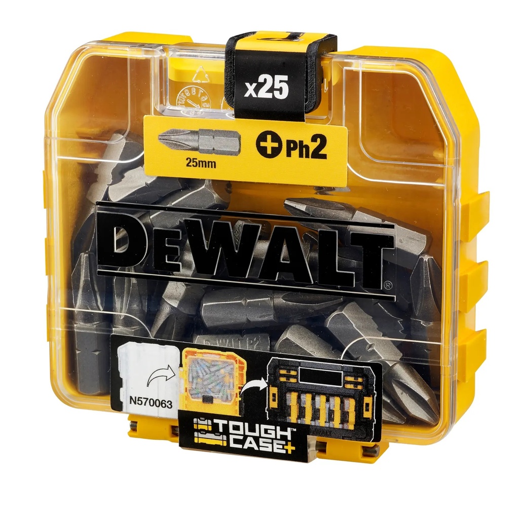 DEWALT Set de depozitare de inalta performanta pentru recipiente mici,, 25 mm, 25 de bucati, DT71522-QZ