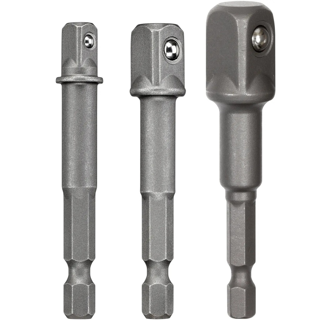 DEWALT ADAPTOR PATRAT MAX IMPACTô 1/4", 3/8" SI 1/2", 3 PIESE, DWAADPTMI3